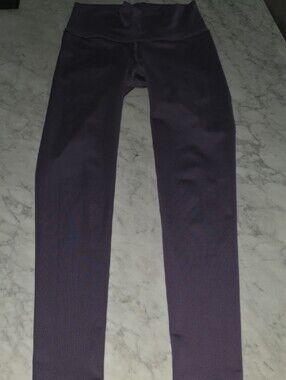 High-Waist Purple Leggings